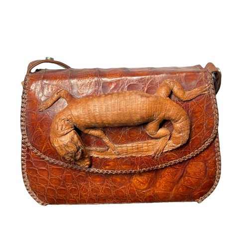 Vintage Emporium Leather Goods Boston Bag Small Handbag Purse