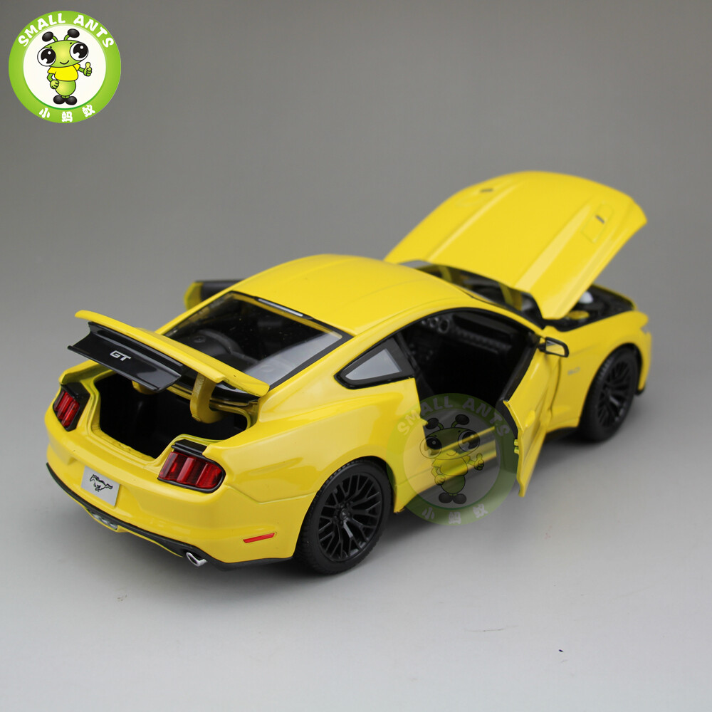マスタング2015ＧＴマイストイエロー18/1。 1/18 2015 Ford Mustang GT 5.0 maisto 31197 Yellow Diecast