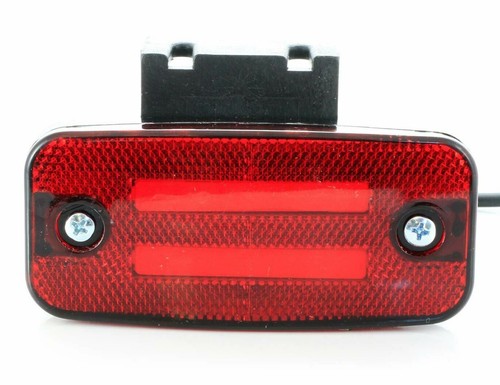PAR DE LUCES DE SEPARACIÓN MARCADOR LATERAL TRASERO LED ROJO NEÓN 24V TRACTOR VAGÓN CAMIÓN HOMBRE - Imagen 3 de 6