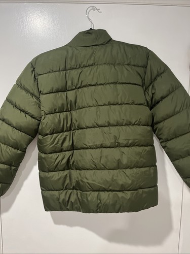 The Childrens Place Dark Green Puffer Jacket Lightweight Size Extra Large 14 - Picture 8 of 10