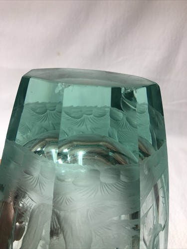 VINTAGE MOSER Crystal Vase Signed Moser Karlovy Vary Made In Czechoslovakia - Picture 19 of 24