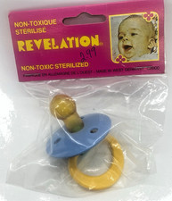 Vintage Pacifier Revelation Baby Infant Binky Made in Germany RARE VTG