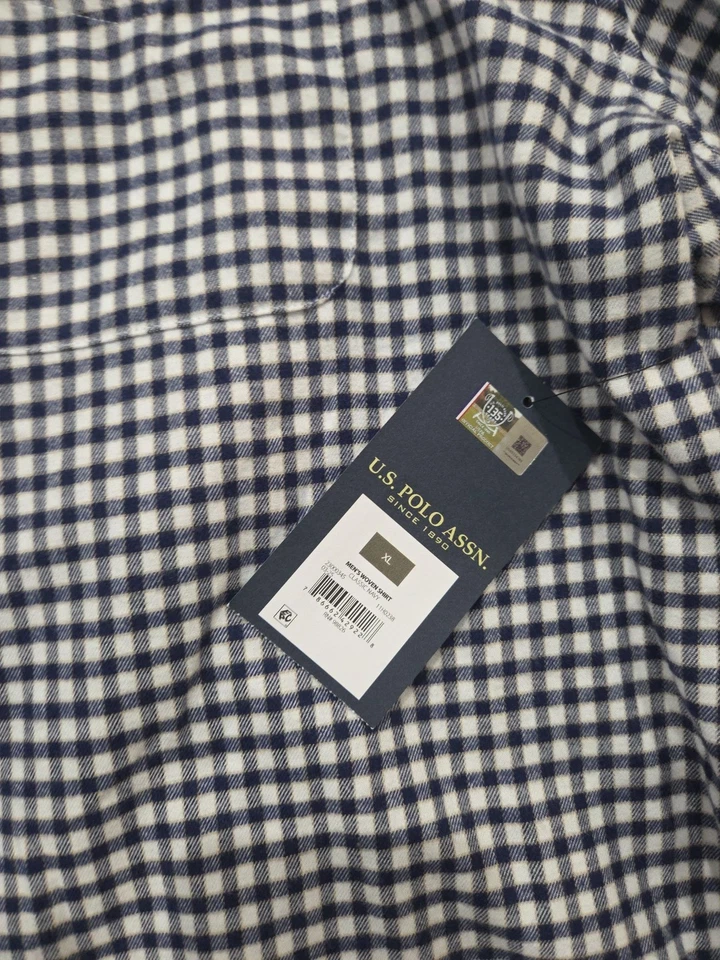 Camisa de vestir XL manga larga de la Asociación Polo de Estados Unidos para hombre Foto 3 de 3