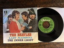 THE BEATLES ~Lady Madonna/Inner Light~ Germany Import 7" Single 45 RPM O 23 733