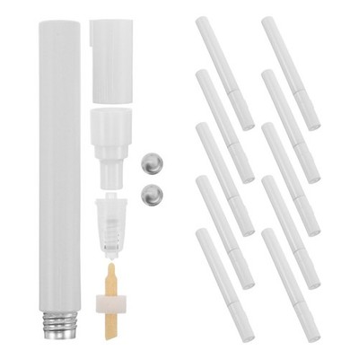  10 Pcs Aluminum Tube Paint Pen Empty Refills Marker Acrylic Markers
