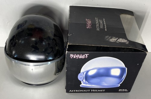 Spirit Astronaut Helmet with Flip-Up Mirrored Visor Costume Accessory Black
