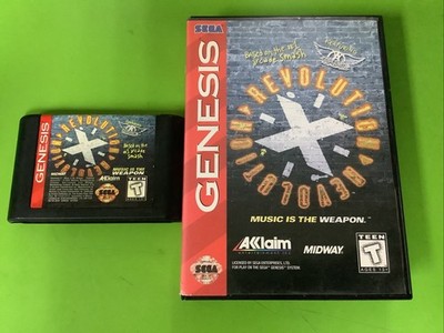 Revolution X (Sega Genesis, 1994) No Manual Tested B