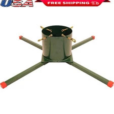 8-16Ft Christmas Tree Stand Heavy Duty Metal Support Base W/ Water Capacity New