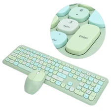 Wireless Keyboard Mouse Combos 110 Keys 2.4GHz Chip For Office Household