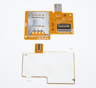 Original Sony Xperia Miro ST23i Sim Micro SD Kartenleser Card Reader Flex