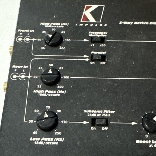 Kicker X3i 3-Way Active Crossover - Picture 3 of 11