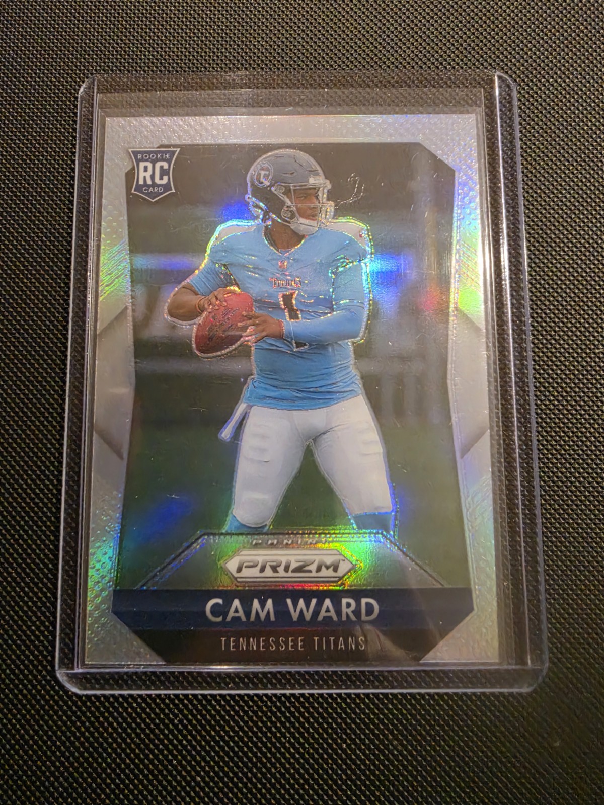 Cam Ward RC 2025 Panini Prizm Silver Rookie Flashback Tennessee Titans #1