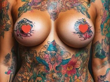 My Hidden Tattoos #3, An 11 Ounce Mug, NEW Ai Art - 2025