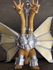 USED BANDAI 1998 MECHA KING GHIDORAH FROM MOVIE GODZILLA 7INCH VINYL FIGURES