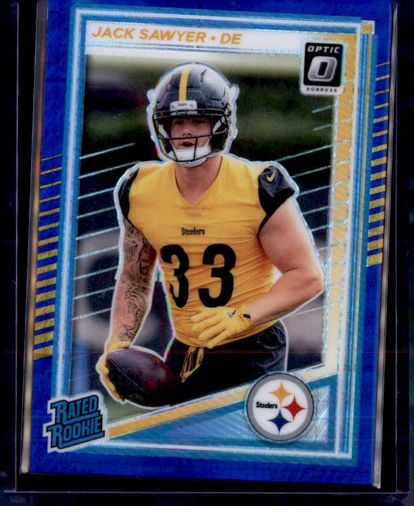 2025 Donruss Optic #220 Jack Sawyer Blue Scope