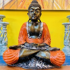 Buddha meditazione statua etnica arte orientale