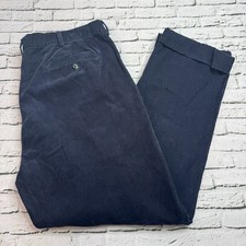 Vintage Polo Ralph Lauren Hammond Corduroy Pants Mens 40x30 Navy Blue