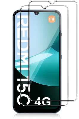 CRACKISN 2x Xiaomi Redmi 15C 4G Panzer Schutz Glas 9H Hart Display Tempered Glas