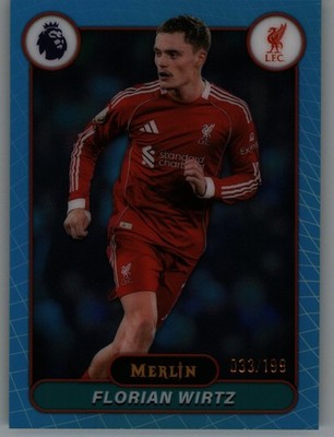 2026 Merlin Premier League #116 Florian Wirtz Aqua Refractor #/199