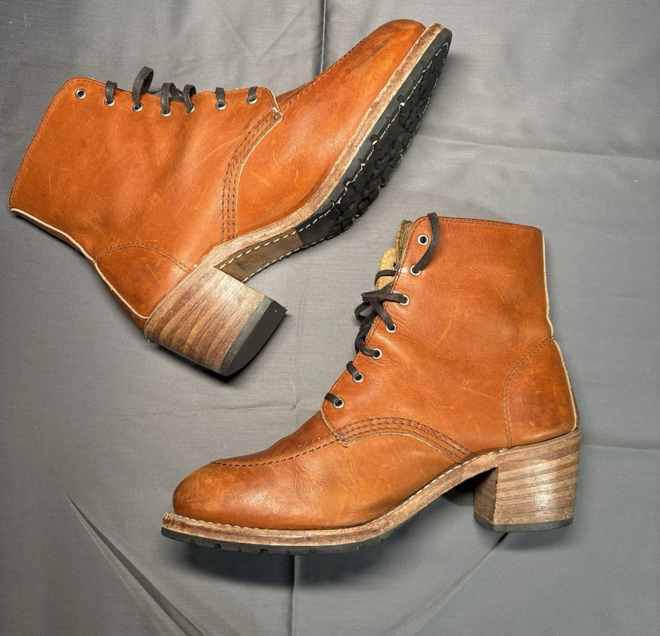 Botas de cuero Red Wing-Clara 3404 de tacón Oro Legacy para mujer talla 9 B Foto 2 de 4