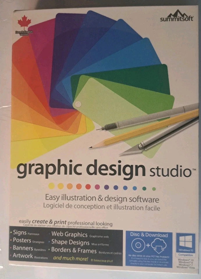 Graphic Design Studio" Easy illustration&Design Sftwer"Summitsoft" Cd&Dwnld Eng - Image 2 of 4