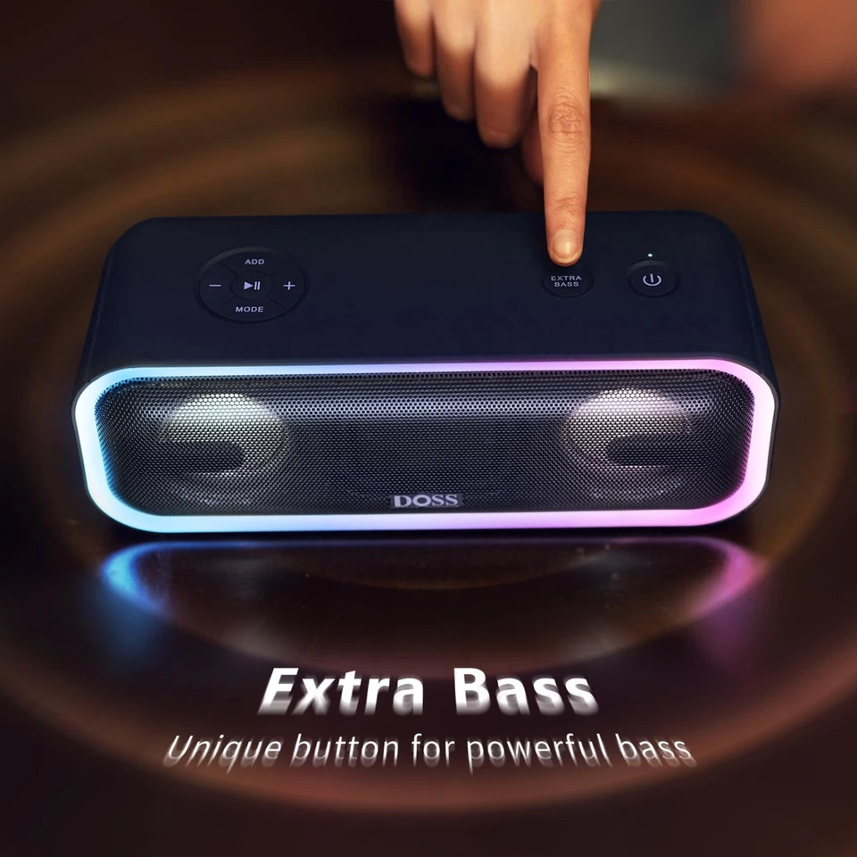 SoundBox Pro+ Bluetooth Speaker with 24W Impressive Sound, Booming Bass, IPX6... - Image 3 of 4