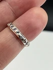 Vintage Band Ring Sterling Silver 925 Size 6