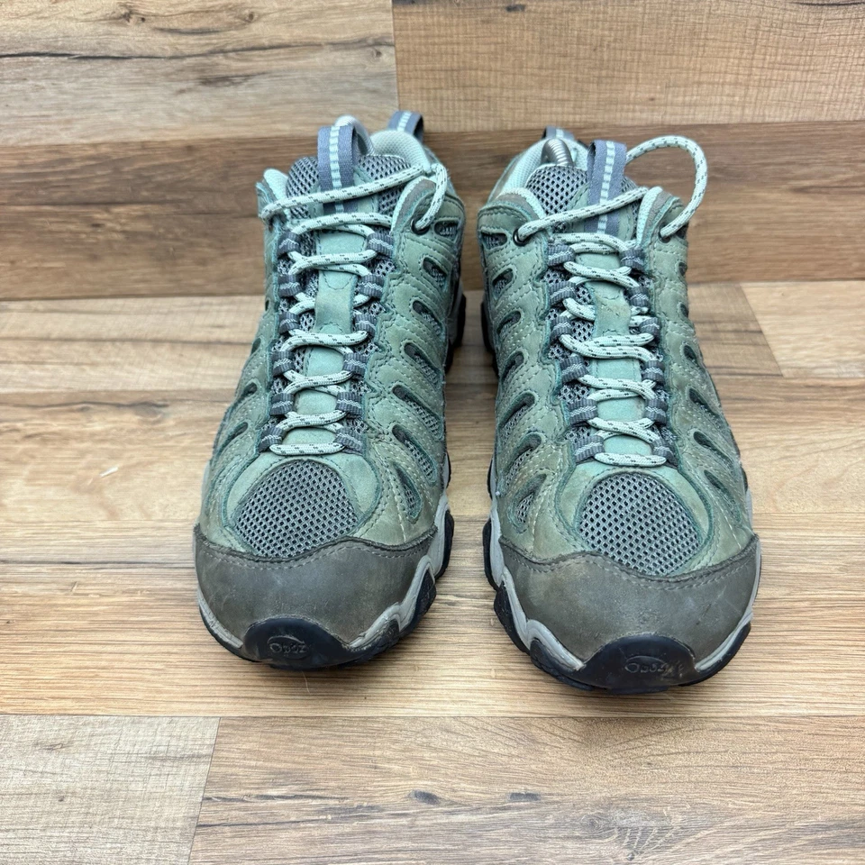 Oboz Sawtooth II Womens Size 10 Green Brown Athletic Waterproof Hiking Shoes - Image 2 of 4