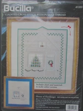 1996 House of Hardanger CHRISTMAS Counted Cross Stitch Kit  25 Count Linen