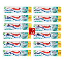 12x Aquafresh Active Fresh Toothpaste 100ml Menthol Flavour Prevents Cavities 15.66 per litre