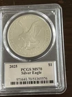 2025 American Silver Eagle - PCGS - MS70 Ultra Break. No Reserve!