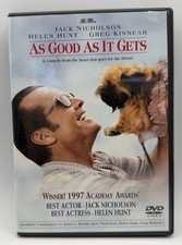 As Good As It Gets DVD Widescreen Jack Nicholson Helen Hunt Greg Kinnear 1997