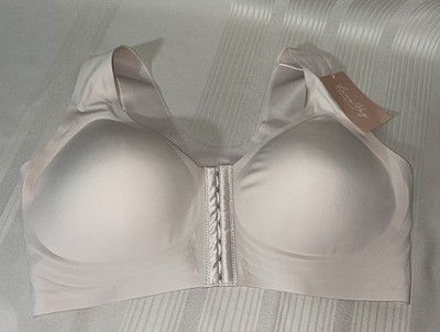 NWT LUNA HUG EMBRACE YOUR CURVES WOMEN'S PLUS SZ FRONT CLOSURE Tan BRA Size 2XL