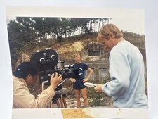 Vintage 1980s Film Crew Photo 10x8in Arriflex Camera China Documentary Set