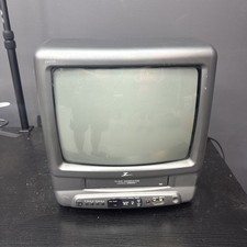 Zenith 13  CRT TV/VCR Combo Vintage Gaming TV VHS Recorder FULLY TESTED