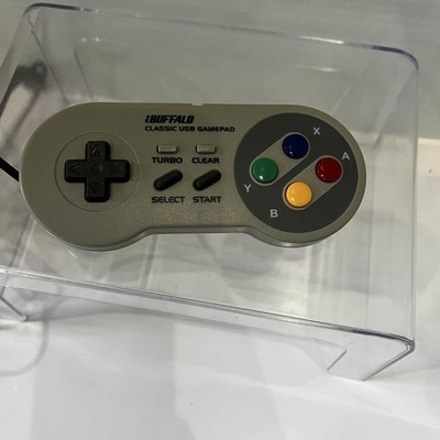 iBuffalo Classic USB Gamepad for PC Mac SNES Style Gray