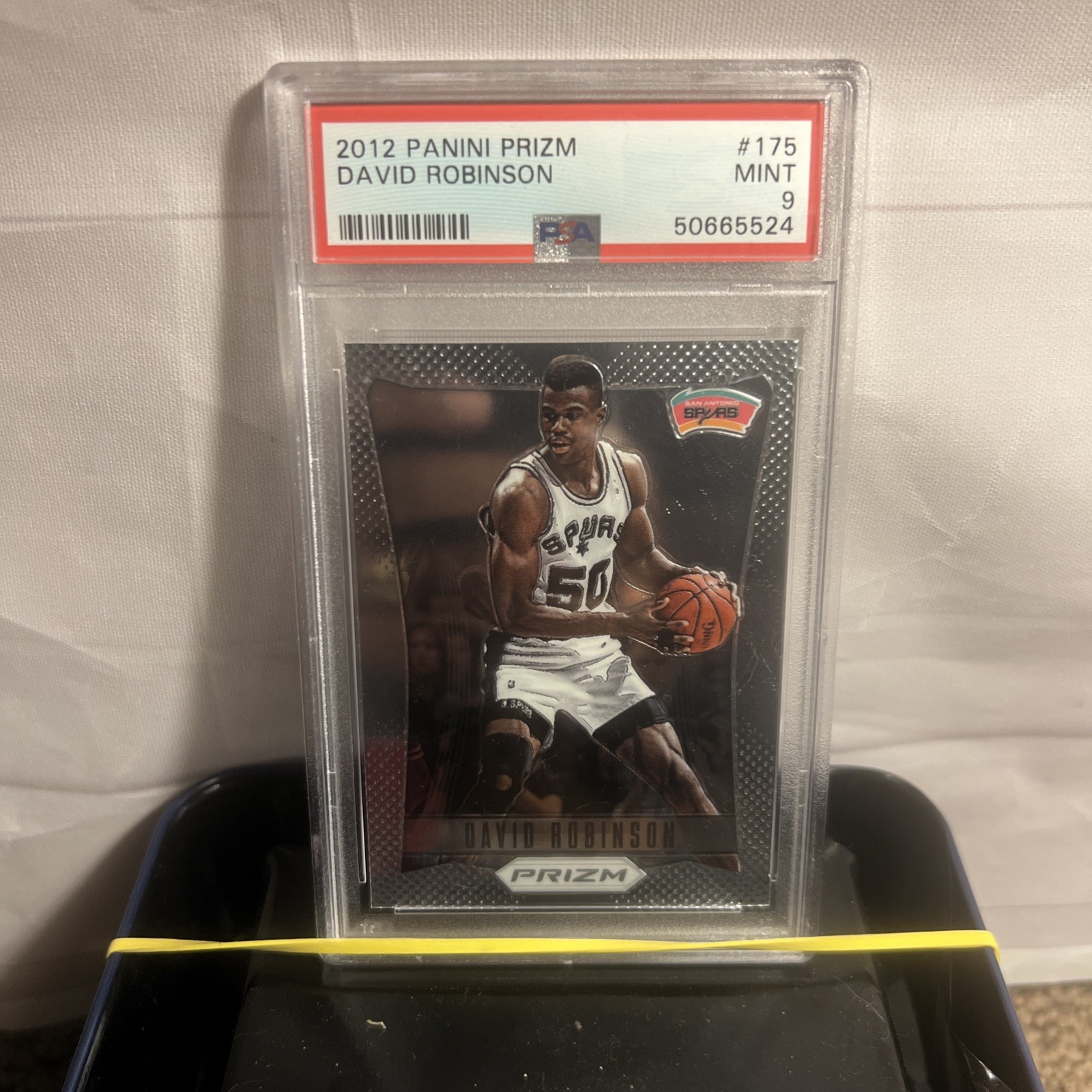 2012-13 Panini Prizm David Robinson #175 PSA MINT 9 HOF THE ADMIRAL!!!