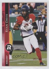 2021 Upper Deck CFL Red 141/165 Ryan Davis #75 0l2