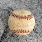 Ted Williams Autographed Baseball Signed Ball Boston Red Sox HOF No COA