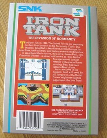 IRON TANK 1988 Nintendo Game Cartridge Box & Manual NES