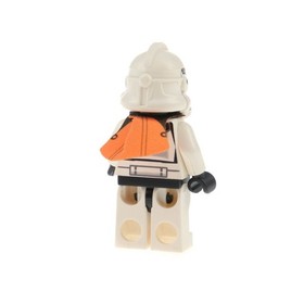 1x Lego Minifigure Star Wars Clone Trooper White Helmet Pauldron Fabric 7655 sw0128