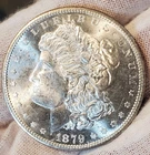 * 1879 S * BU MS++ FROSTY SPARKLING WHITE GORGEOUS MORGAN SILVER DOLLAR #Q26
