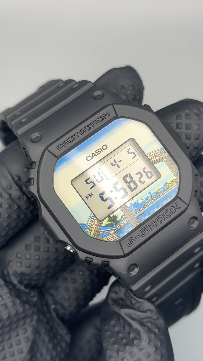 CASIO G-SHOCK DW-5600KHFM25-1JR Hokusai Fukagawa Japan Limited