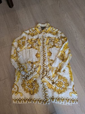 USED VERSACE � FENDI SILK BLOUSE, SIZE 38 GOOD