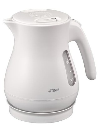 [WEB Exclusive] Tiger Vacuum Flask Electric Kettle 1.0L Steam Saving Tip-Over
