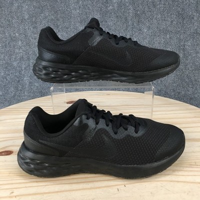 Nike Shoes Youth 6 Boys Revolution 6 Athletic Low Sneakers DD1096-001 Black