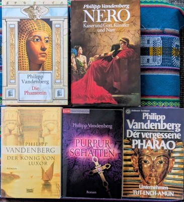 5 Bücher von Philipp Vandenberg - 2x gebunden / 3x Taschenbuch