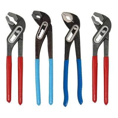 DAPETZ Plumbers Adjustable Soft Grip Waterpump Pipe Wrench Pliers 7" - 12"