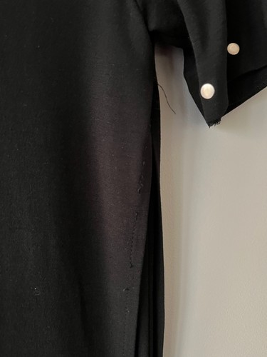 Andersson Bell Double Layer Stud Dress 2016 Black Jersey Cotton Casual Designer - Picture 11 of 11
