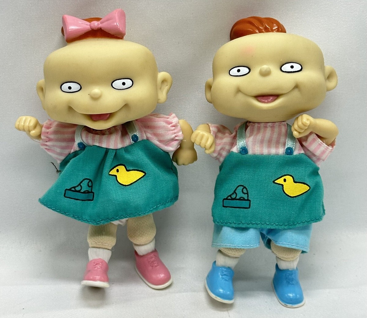 1997 Vintage Rugrats Mattel Nickelodeon Figures Twins Phil 1997 Vintage Rugrats Mattel Nickelodeon Figures Twins Phil